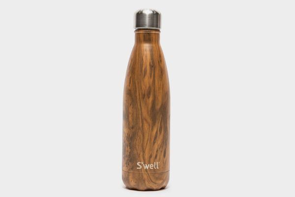 S'well- Stainless Steel Water Bottle - Teakwood: 25oz