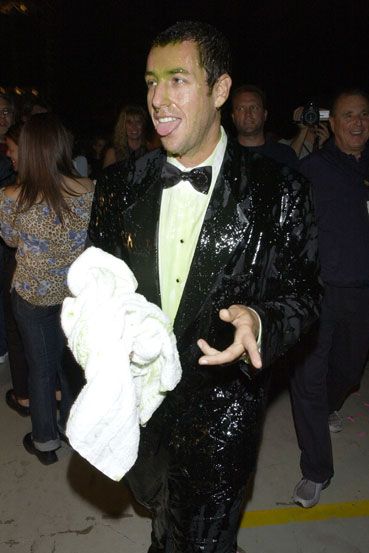 Other than the slime, courtesy of the Kids' Choice Awards, this tux is actually decent.