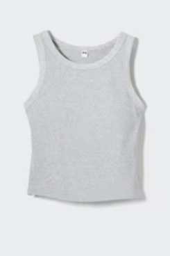 Uniqlo Ribbed Cropped Bra Top
