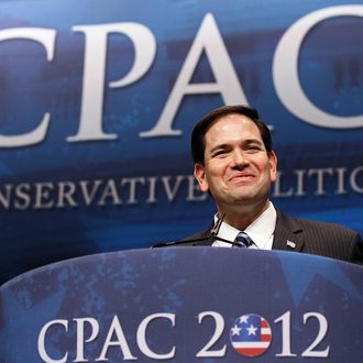 Sen. Marco Rubio (R-FL) delivers a speech titled, 