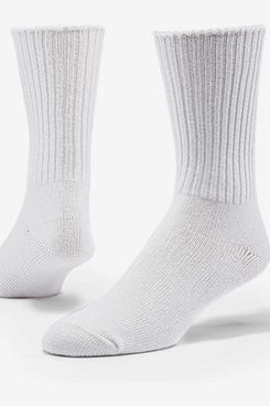 Maggie's Organics Cotton Crew Socks, White