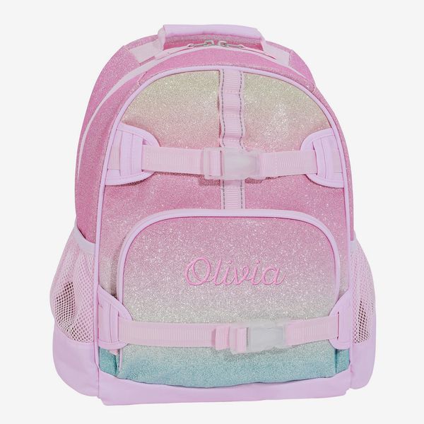 Pottery Barn Kids Dreamy Skies Ombre Glitter Mackenzie Small Backpack