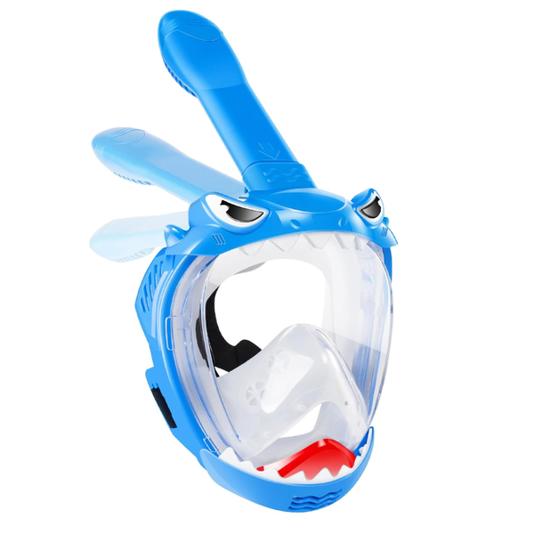 Zipoute Snorkel Full Face Snorkel Mask for Kids