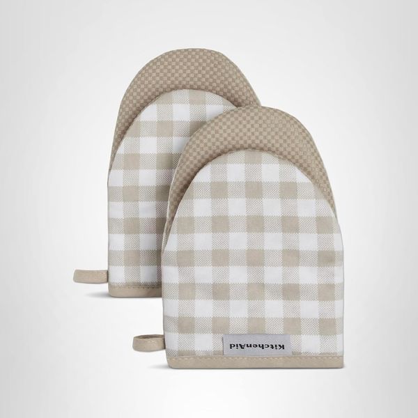 KitchenAid Gingham Mini Oven Mitts