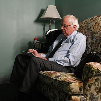 Bernie Sanders Campaigns in Burlington
