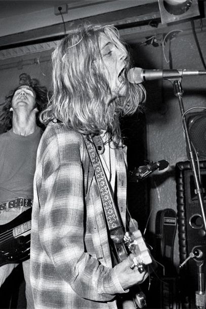 Nirvana at Maxwell's on July 13, 1989.