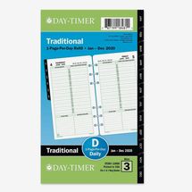 Day-Timer 2020 Daily Planner Refill