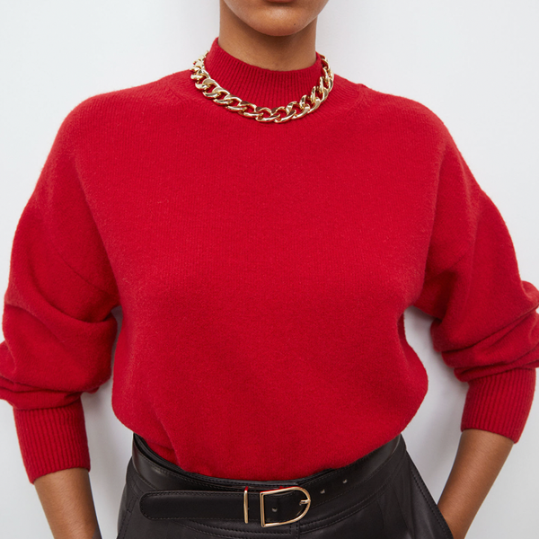 & Other Stories Mock Neck Sweater