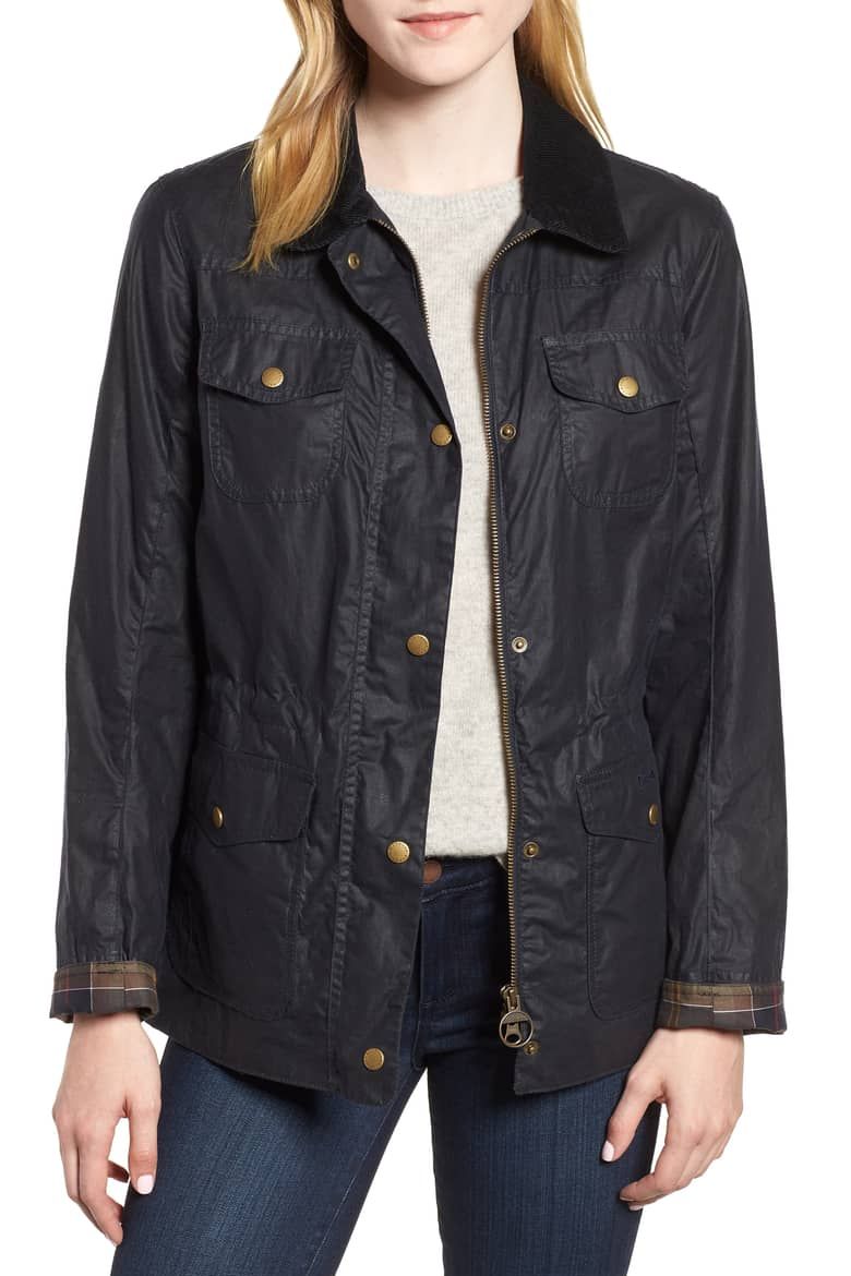 barbour trucker jacket