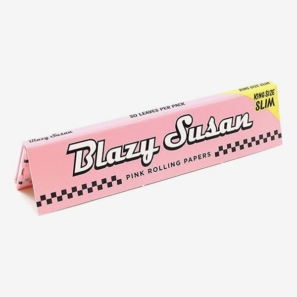 Blazy Susan Kingsize Slim Pink Rolling Papers