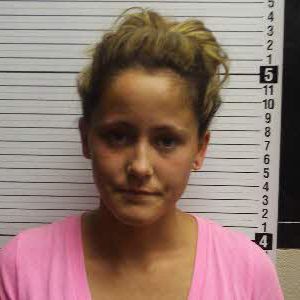 OAK ISLAND, NC - AUGUST 08: In this booking photo provided by the the Brunswick County Sheriff's Department, Jenelle Evans poses for a mug shot August 8, 2011 in Oak Island, North Carolina. Evans, of MTV's 