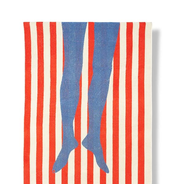 ZigZagZurich ‘Legs’ by Michele Rondelli XL 100 Percent Cotton Beach Towel