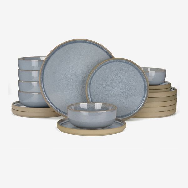 Gracie Oaks 12 Piece Stoneware Dinnerware Set