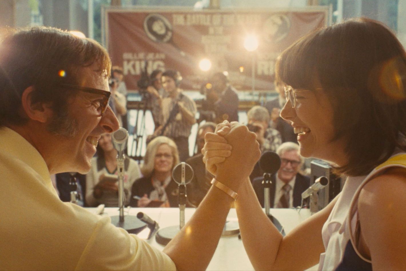 Battle of the Sexes': Emma Stone vs. Steve Carell in clip