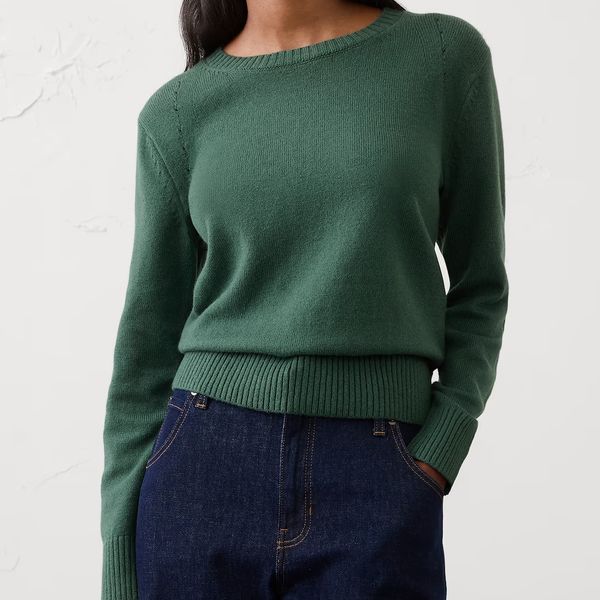 Banana Republic Factory Perfectly Soft Crew-Neck Sweater