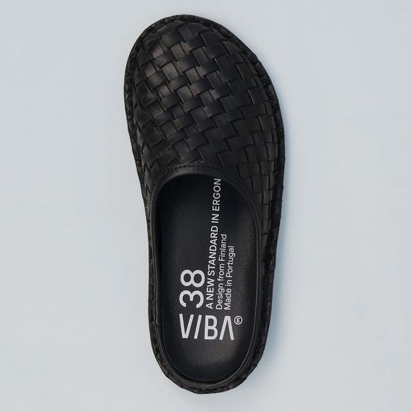 Vibae Roma Woven Leather Mule