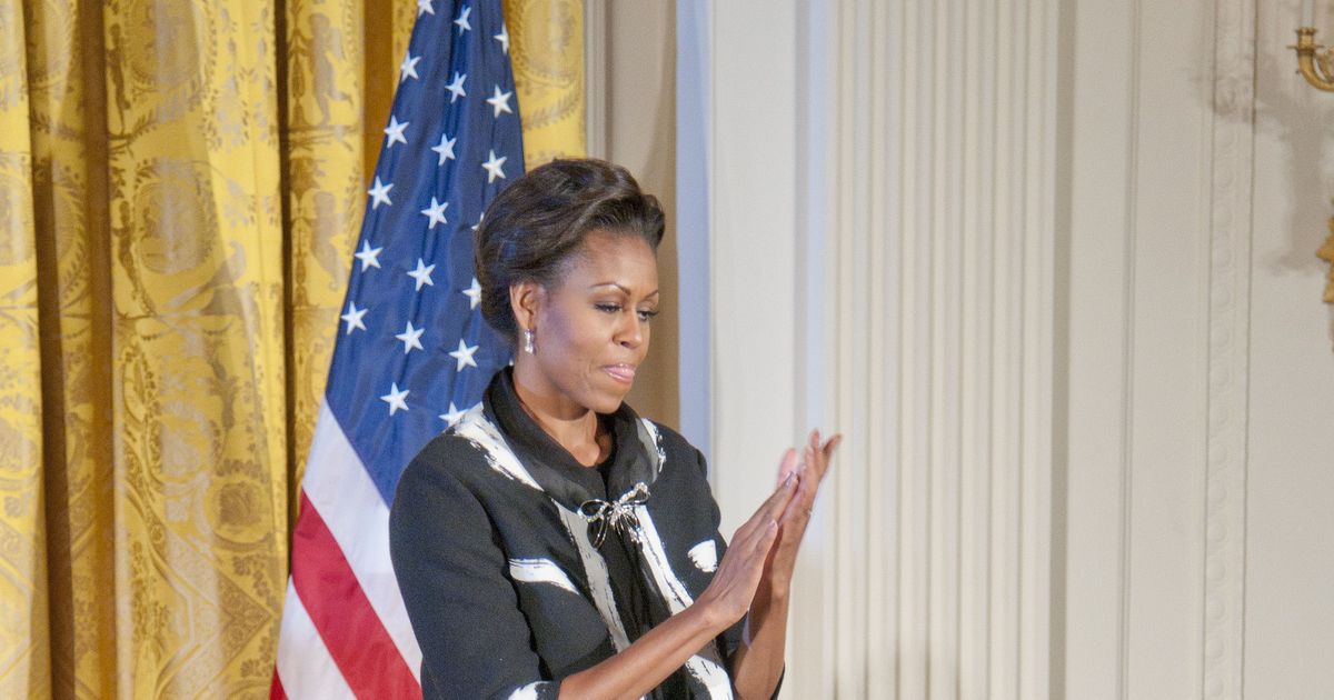 Michelle Obama Celebrated Youth Art Programs in Moschino