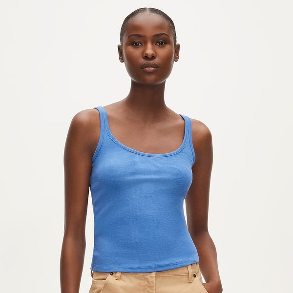 J.Crew Perfect Rib Scoopneck Tank Top