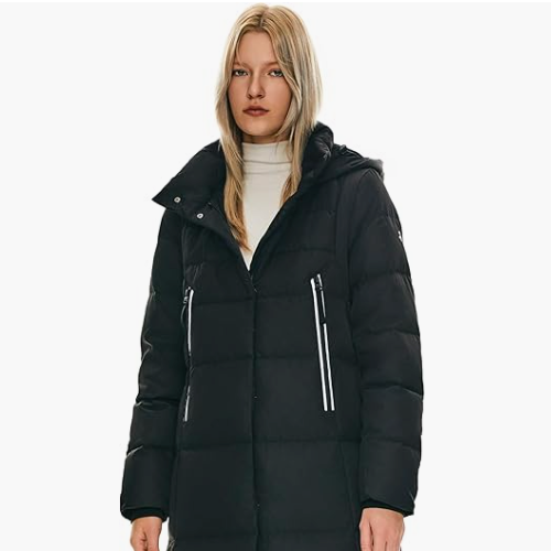 Orolay Knee-Length Thickened Down Jacket