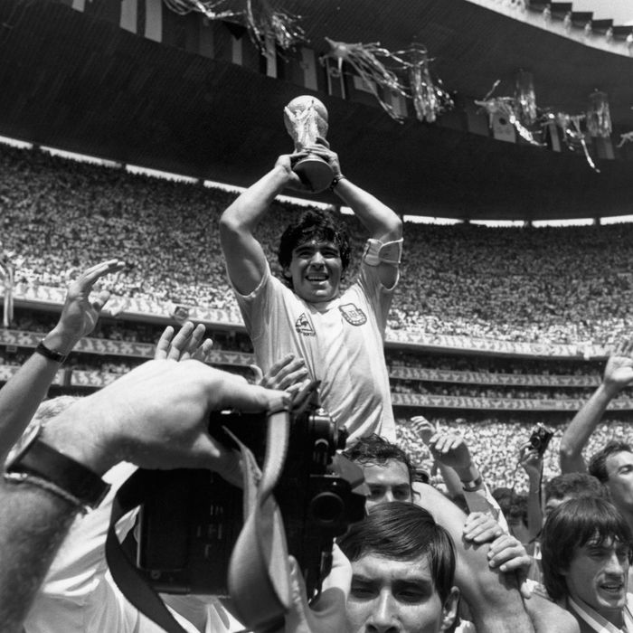 Maradona would definitely be excited about free beer.