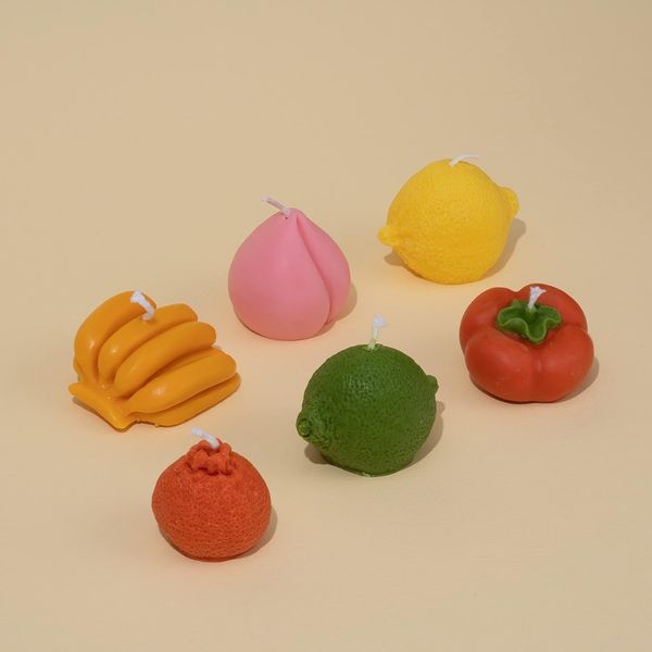 Magokoro Fruit-Shaped-Candle Set