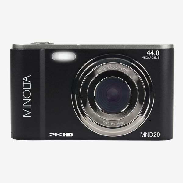 Minolta MND20 16x Digital Zoom 44 MP/2.7K Quad HD Digital Camera
