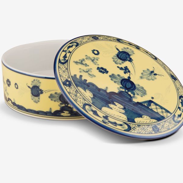 Ginori 1735 Oriente Italiano Citrino Round Box