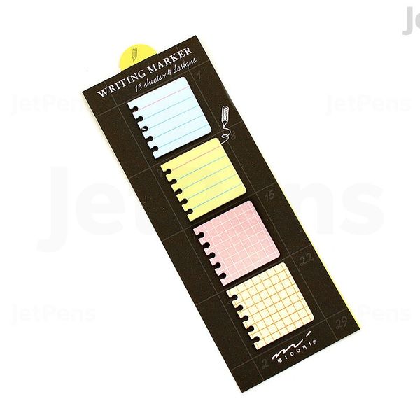 Midori Writing Marker Monthly Block Sticky Notes