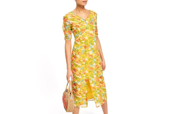 Embellished Sunshine Floral Dress