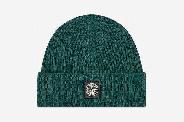 Stone Island Junior Patch Logo Beanie Hat