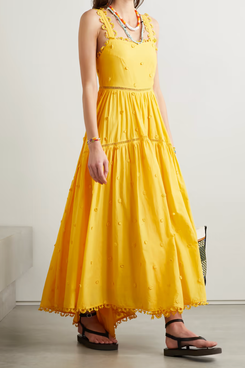 Outstanding Elegance Mustard Yellow Satin Surplice Maxi Dress