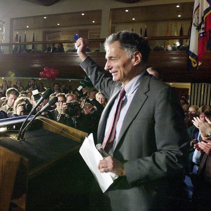 Green Party presidential candidate Ralph Nader add