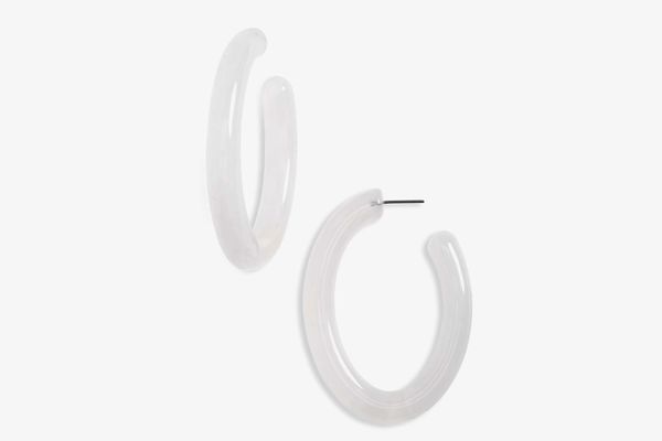 BAUBLEBAR Selenne Oval Hoop Earrings