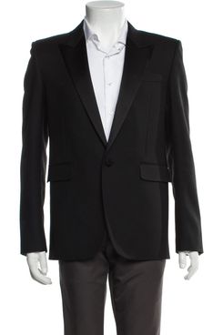 Saint Laurent Virgin Wool Blazer