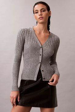 Calvin Klein Mouline Rib Cardigan