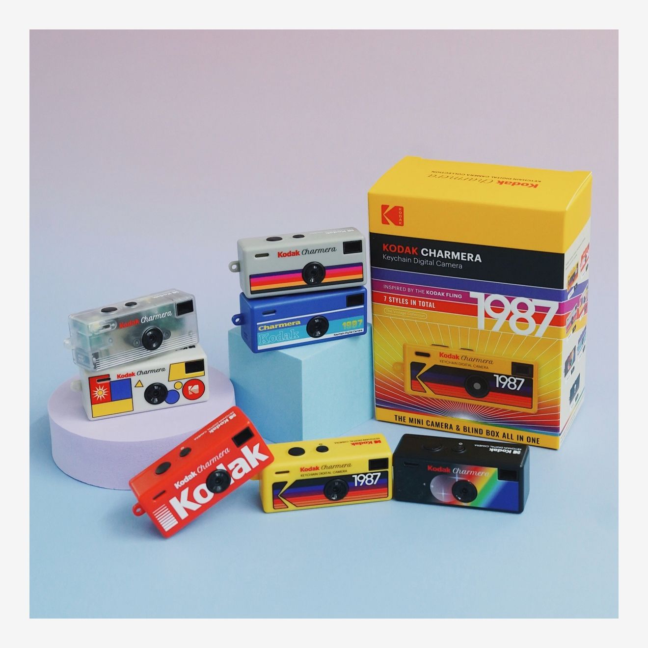 Kodak Charmera 1987年モデル キーホルダー型デジタルカメラ Kodak Charmera 1987 キーチェーンデジタルカメラ キーホルダー型