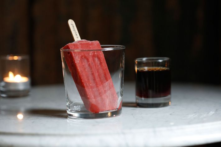 There will be whiskey pops made in collaboration with People's Pops.