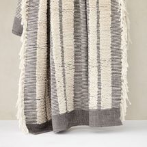 West Elm Tufted Lines Throw