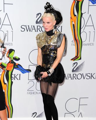 Daphne Guinness, in the flesh.