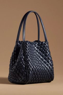 By Anthropologie The Hollace Tote: Woven Mini Edition