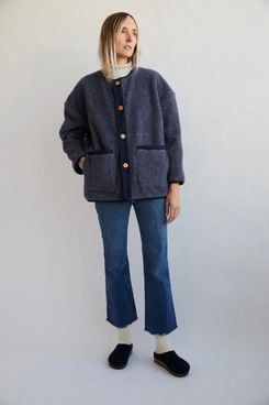 Driftless Goods Unisex Reversible Wool Fleece Jacket