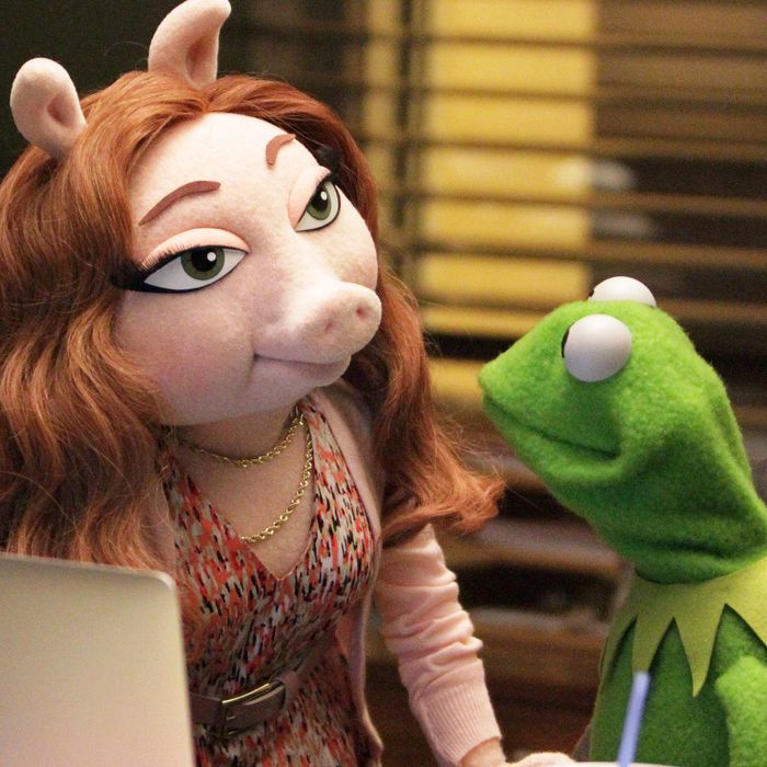 Denise and Kermit.