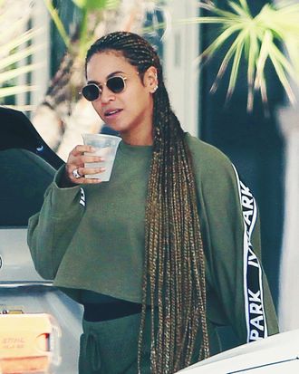 Beyoncé and her super-duper long braids.