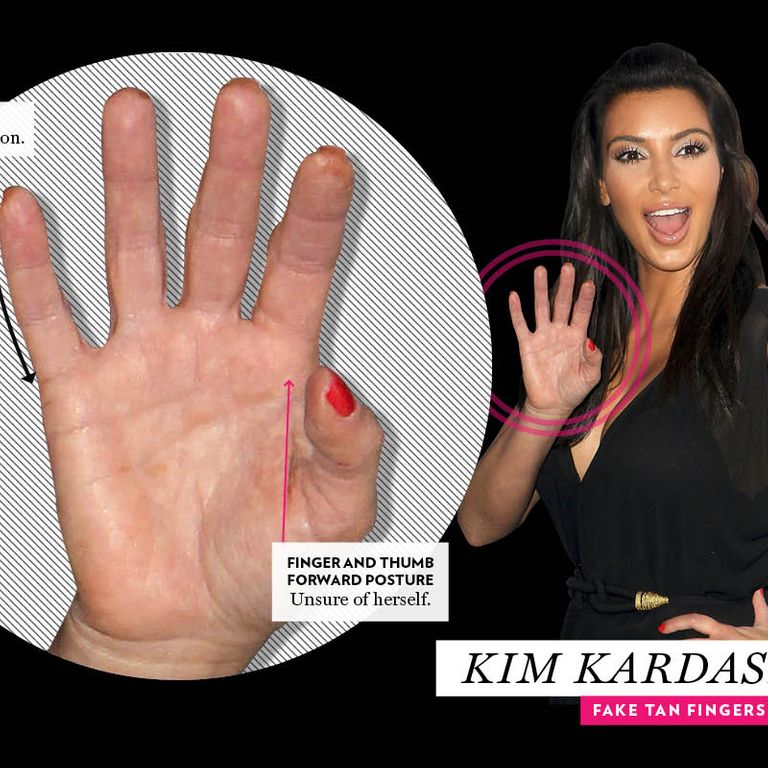 Kim Kardashian: Fake Tan Fingers "I think she's vain," Seltm...