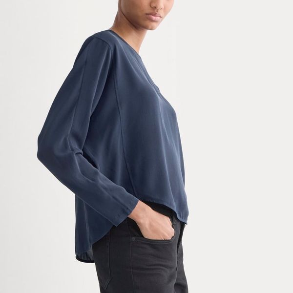 Everlane Dolman Top in Washable Silk