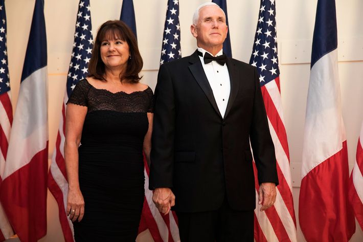 Vice-President Mike Pence and Second Lady Karen Pence.