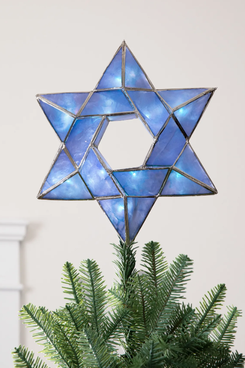 Balsam Hill Lit Star of David Tree Toppers