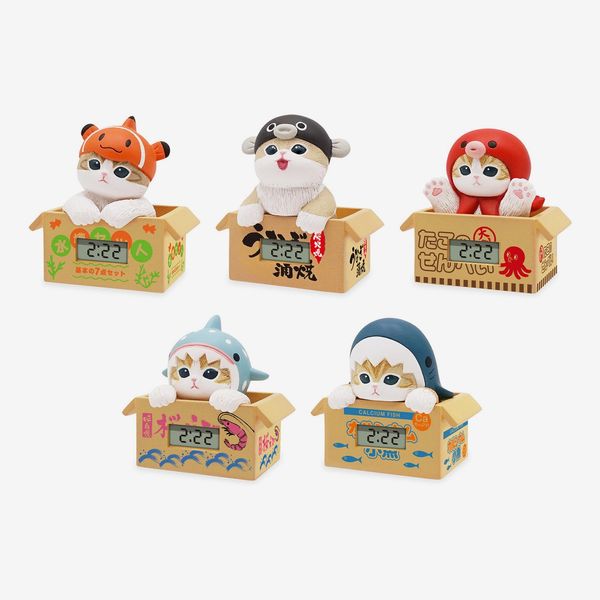 Mofusand Cat Desk Clock Blind Box Toy - Sealife