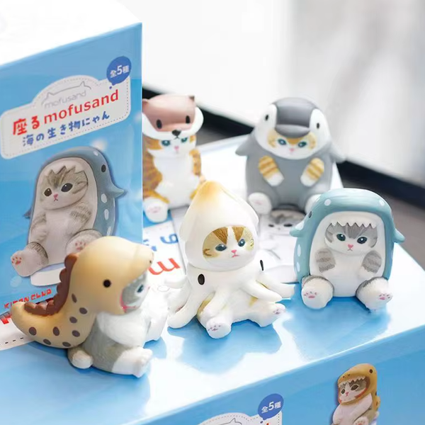 Mofusand Cat Shark Blind Box Figure