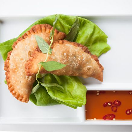Hanoi-style turnover with crab and wood ear mushrooms.